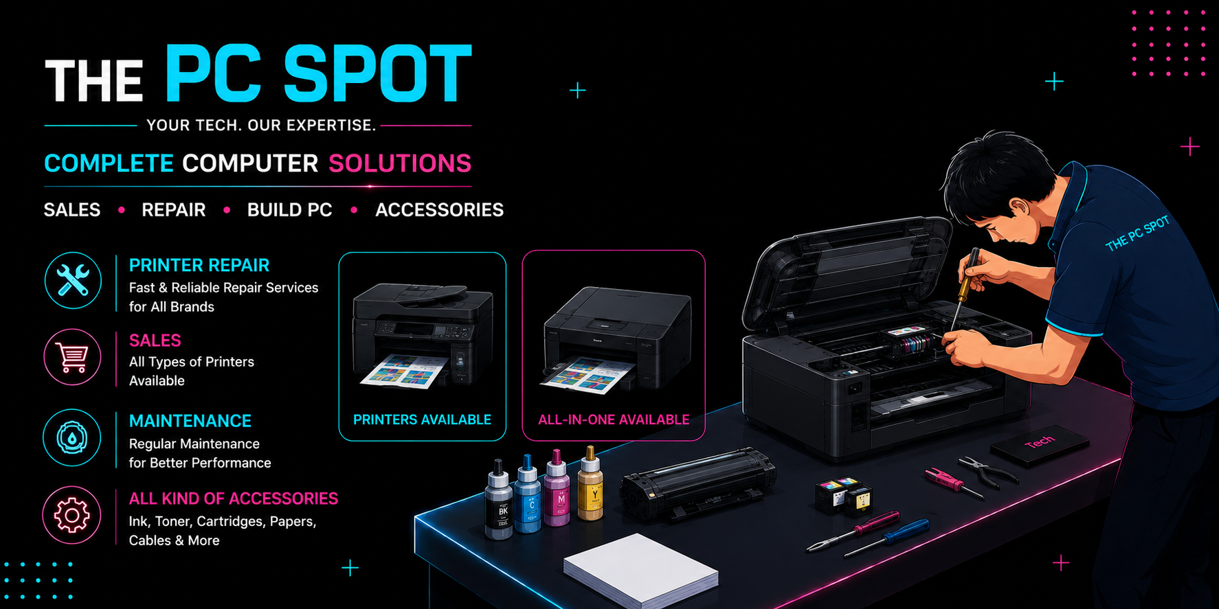 PRINTER REPAIR AND SALES